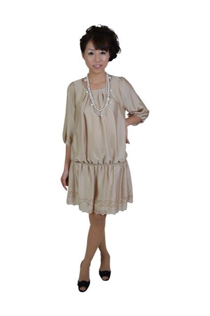 Ketty (ケティ） ベージュ7分そで