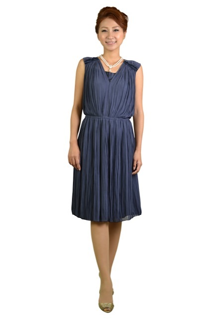23区 エレガントプリーツドレス （