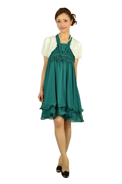 ASHILL (アシール) グリーン編み上