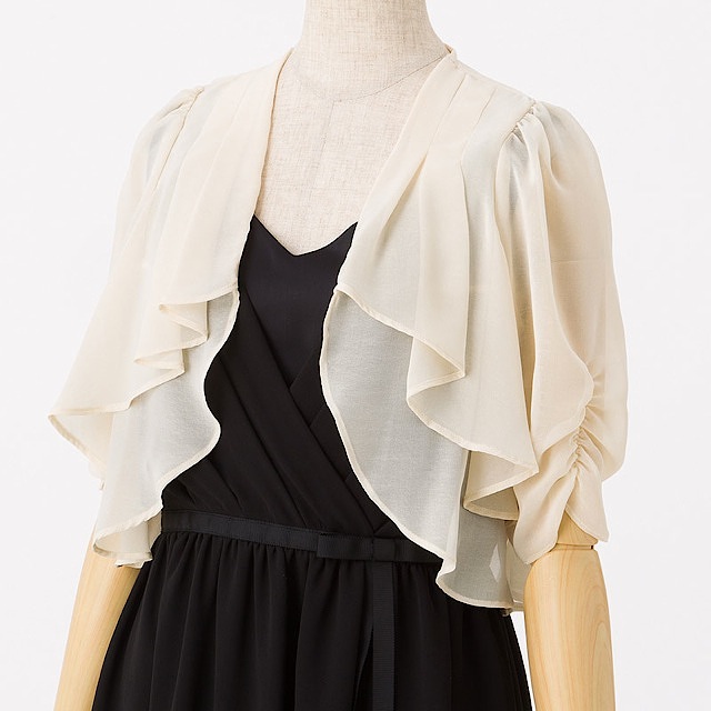 ASHILL (アシール) シフォン重ね袖