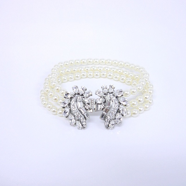 IENA (イエナ) クリスタル3連パー