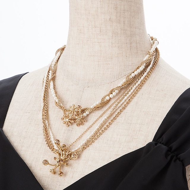 Sbille (シビラ) ブローチ付ネック