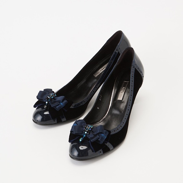 DAKS (ダックス) リボン付エナメル