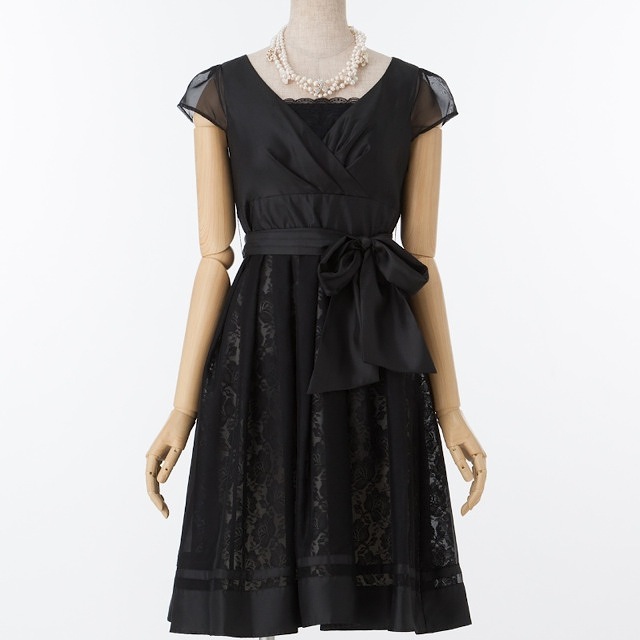 RU (アールユー) サテンローズドレ