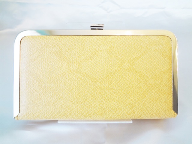 097・イエローレザーふちゴールド