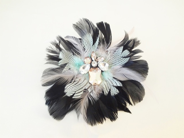 032・ヘッドドレス (ブラック グレ