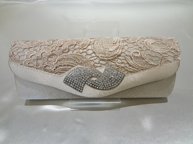 062・シャンパン×レーススワロ付き