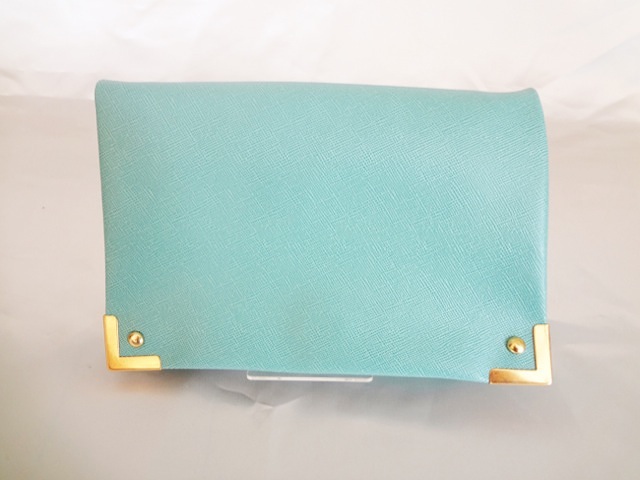 112・ミントグリーン薄型二つ折り