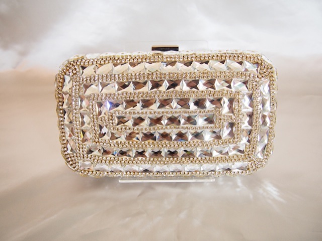 121・シルバーゴールドバッグ (シ