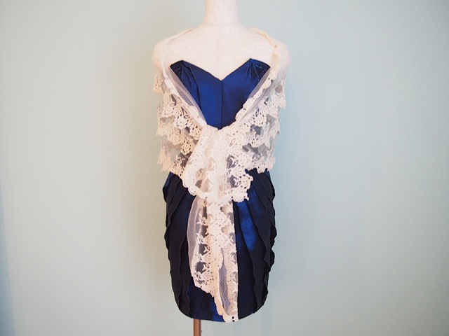 048・ホワイトレースストール (ベ