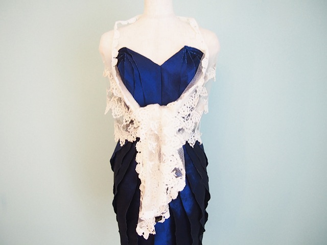 049・ベージュレースストール (ベ