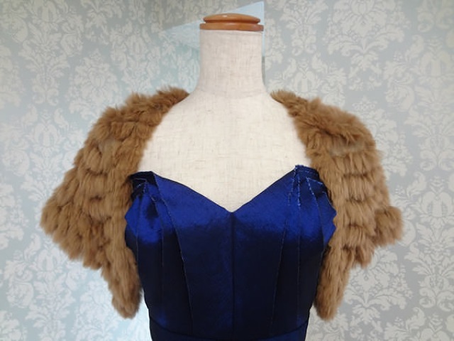 F003・キャメルリアルラビットファ