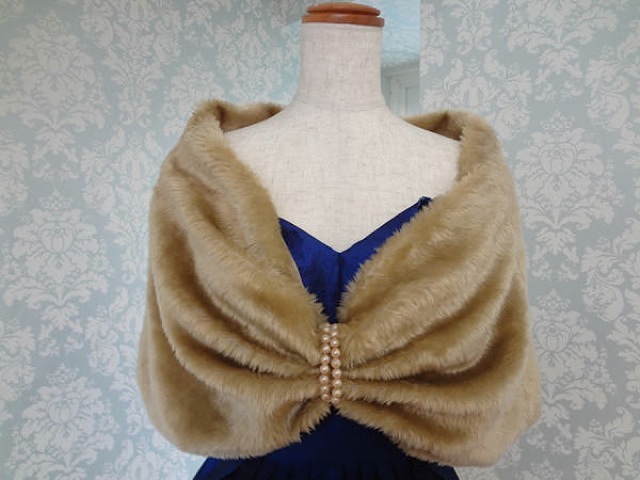 F015・キャメルフェイクファーフロ