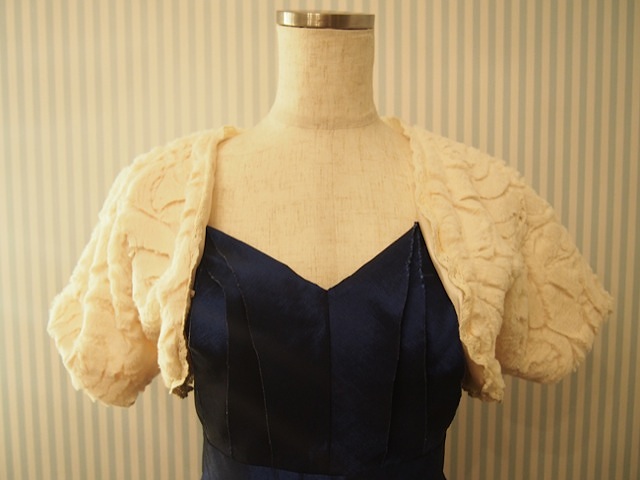 f031・ファーボレロ (ベージュ オ