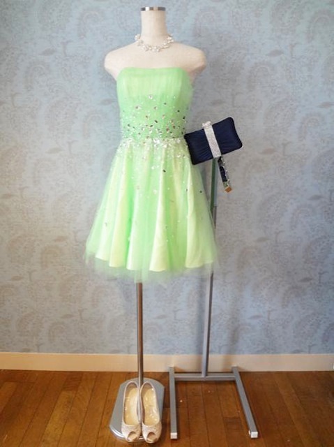 ベアタイプドレス ドレス107 (グリ