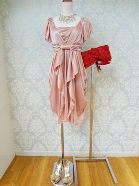 フェミニンワンピ ドレス169 (ピン