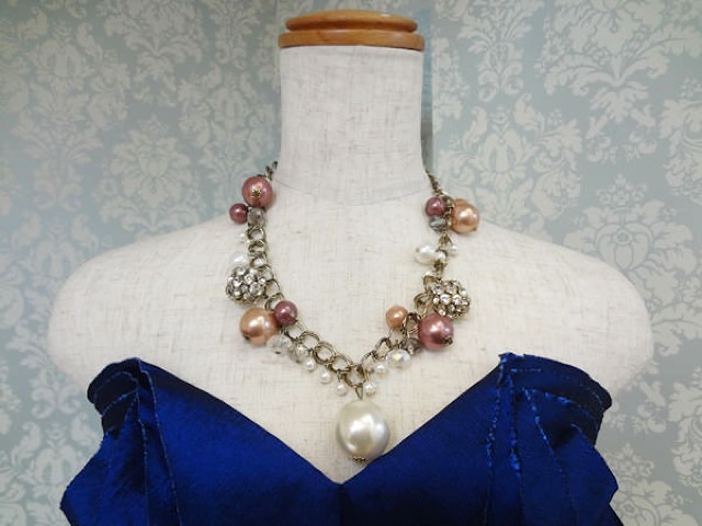 ゴージャスピンクパールシルバーネ