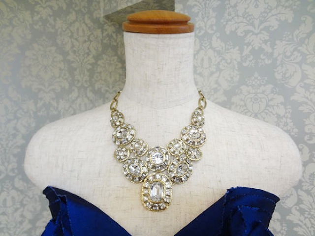 ゴージャスクリスタルゴールドネッ