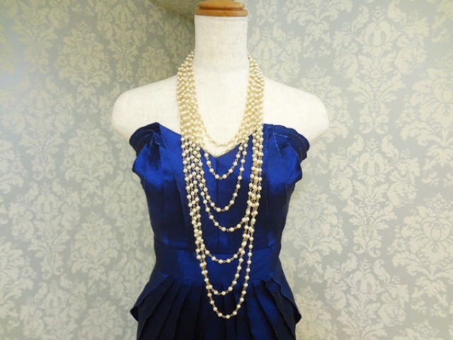 多連ゴールドネックレス082 (ゴー