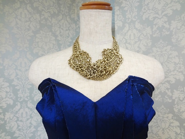 ゴールドチェーンチョーカー087 (