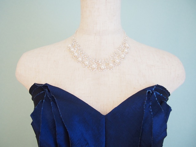 パールビジューネックレス100 (シ