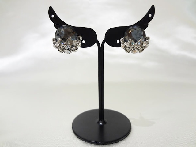 ピアス058ブラックストーン (ブラ