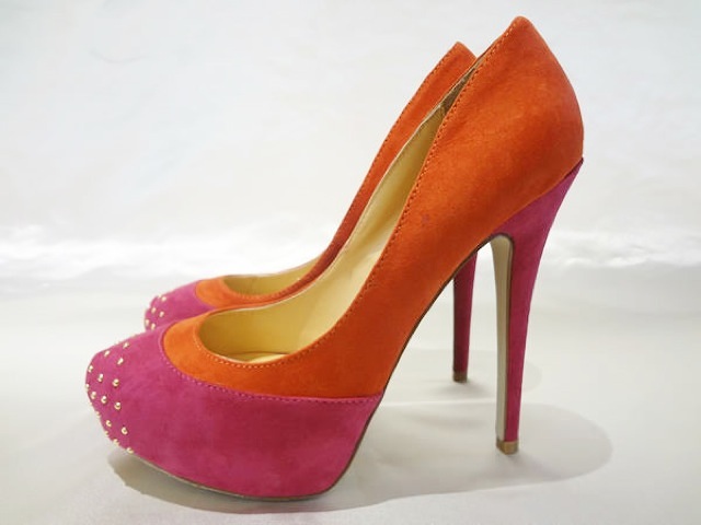 024・ピンク×オレンジバイカラーパ