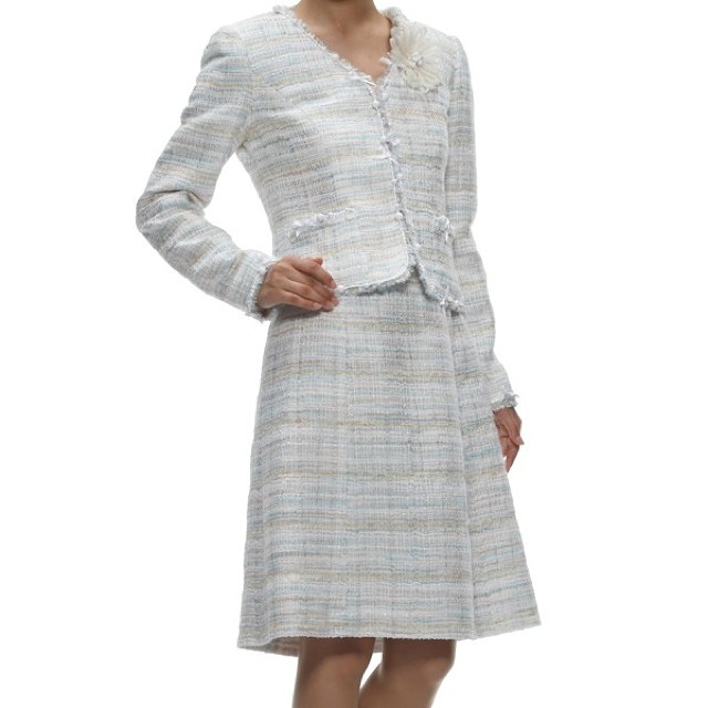 Rene (ルネ) スカートスーツ (ブル