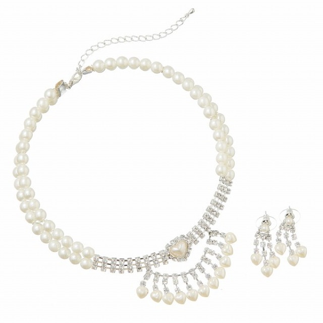 チョーカー＆ピアス (シルバー ホ