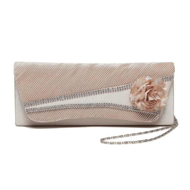 サイドコサージュ付き斜めラインス