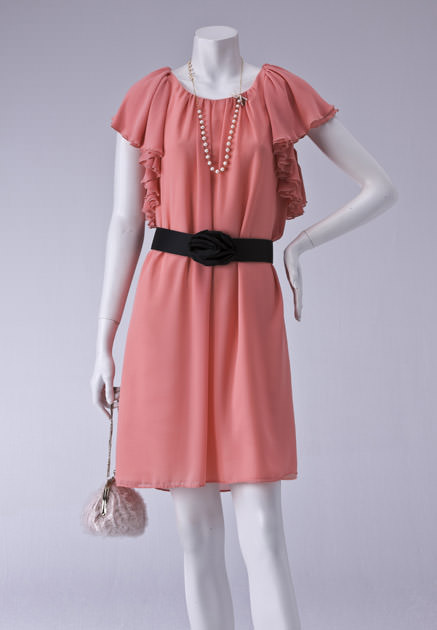 SHIPS (シップス) ドレスのローズ